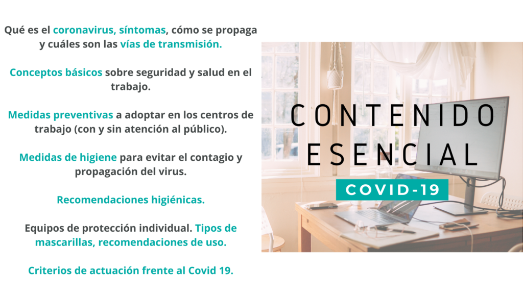 Contenido esencial formación covid 19