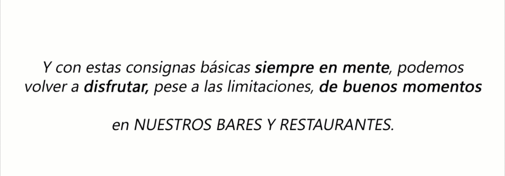 Medidas para evitar contagios en bares y restaurantes